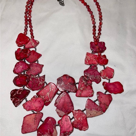 Pink Rock Necklace - Picture 4 of 5